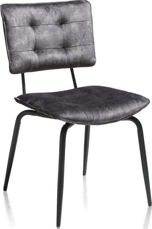 Manou, eetkamerstoel - off black - stof Karese MANOU ARMCHAIR 36687ANT Henders & Hazel Lowik Wonen & Slapen