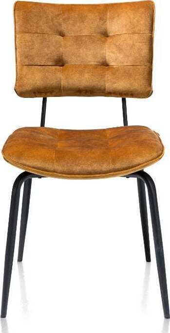 Manou, eetkamerstoel - off black - stof Karese MANOU ARMCHAIR 36687ANT Henders & Hazel Lowik Wonen & Slapen