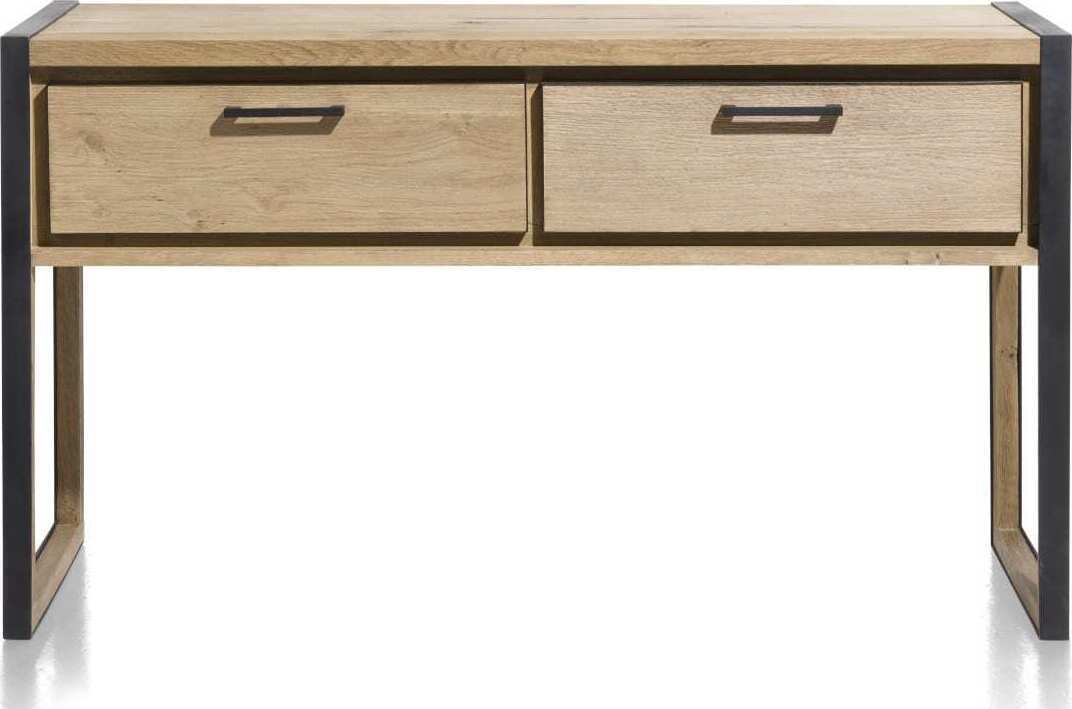 Metalo, wandtafel 140 x 42 cm. + 2-laden METALO SIDETABLE 40961RWB Henders & Hazel Lowik Wonen & Slapen