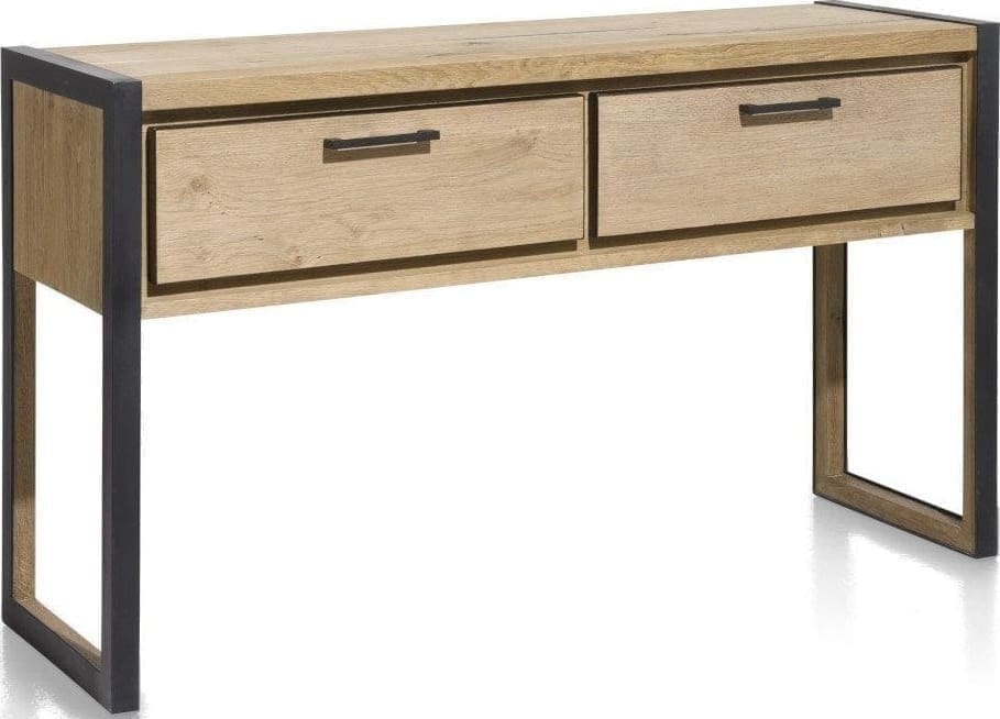Metalo, wandtafel 140 x 42 cm. + 2-laden METALO SIDETABLE 40961RWB Henders & Hazel Lowik Wonen & Slapen