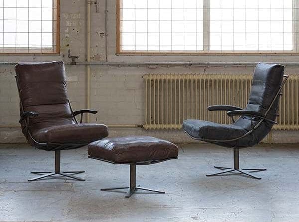 Tiberius fauteuil van Het Anker, robuuste stoel met industriële details