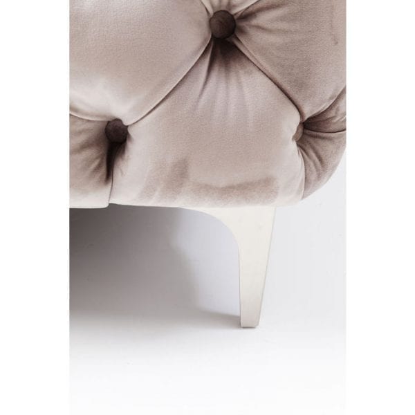 Kare Design Look 230cm Velvet Grey bank 83485 - Lowik Meubelen