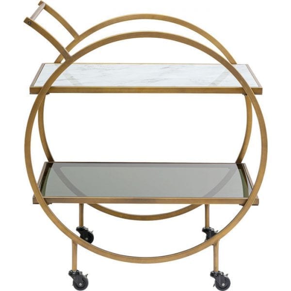 Kare Design Tafel Loft Brass tray 84824 - Lowik Meubelen