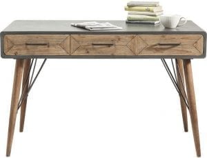 tafel Bureau X Factory 3 Drw 120x60cm Kare Design tafels - 80324 - Lowik Meubelen