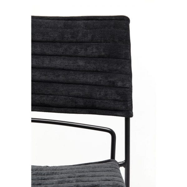 Kare Design Hugo Black Black stoel 84179 - Lowik Meubelen