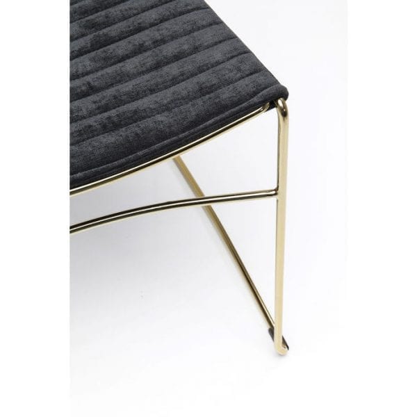 Kare Design Hugo Black Gold stoel 84180 - Lowik Meubelen