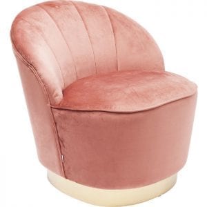 fauteuil Fauteuil Cherry Mauve Kare Design fauteuils - 84069 - Lowik Meubelen