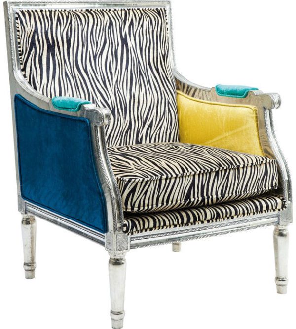 fauteuil Fauteuil Regency Zebra Kare Design fauteuils - 78128 - Lowik Meubelen
