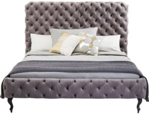 Kare Design Desire High Silver Grey 160x200 cm bed 81225 - Lowik Meubelen