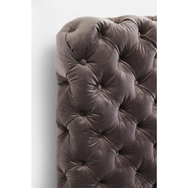 Kare Design Desire High Silver Grey 180x200 cm bed 81227 - Lowik Meubelen