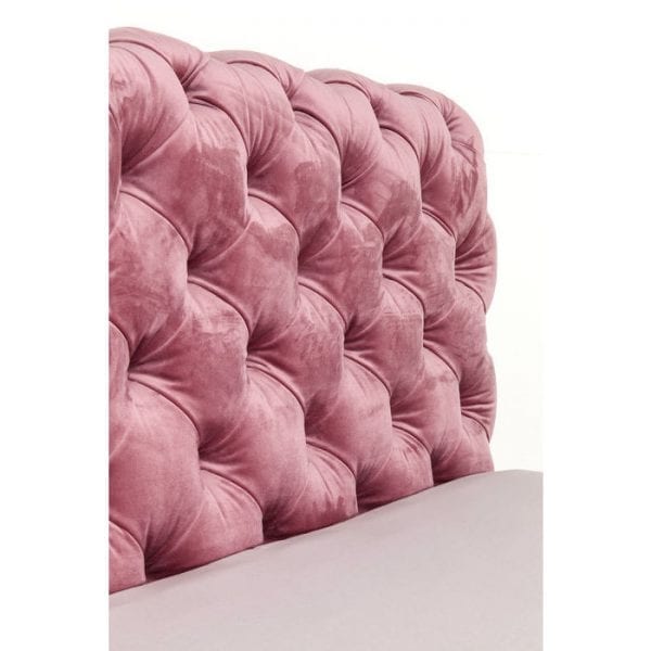 Kare Design Desire Velvet Mauve 180x200cm bed 83433 - Lowik Meubelen