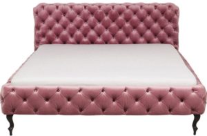 Kare Design Desire Velvet Mauve 180x200cm bed 83433 - Lowik Meubelen