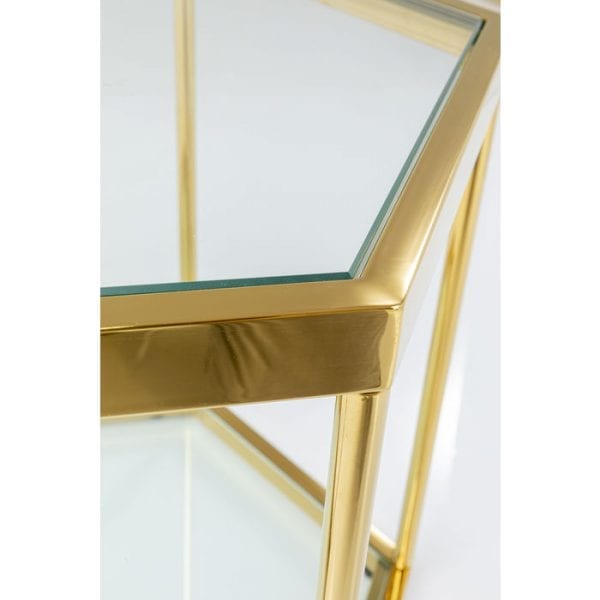Kare Design Comb Gold 45cm salontafel 85027 - Lowik Meubelen