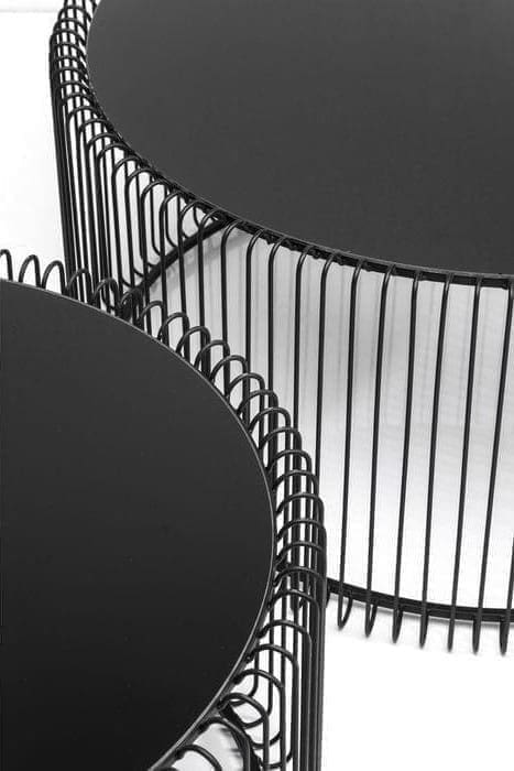 Kare Design Wire Black (2/Set) salontafel 79577 - Lowik Meubelen