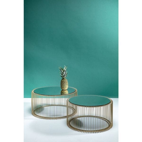 Kare Design Wire Brass (2/Set) salontafel 83456 - Lowik Meubelen