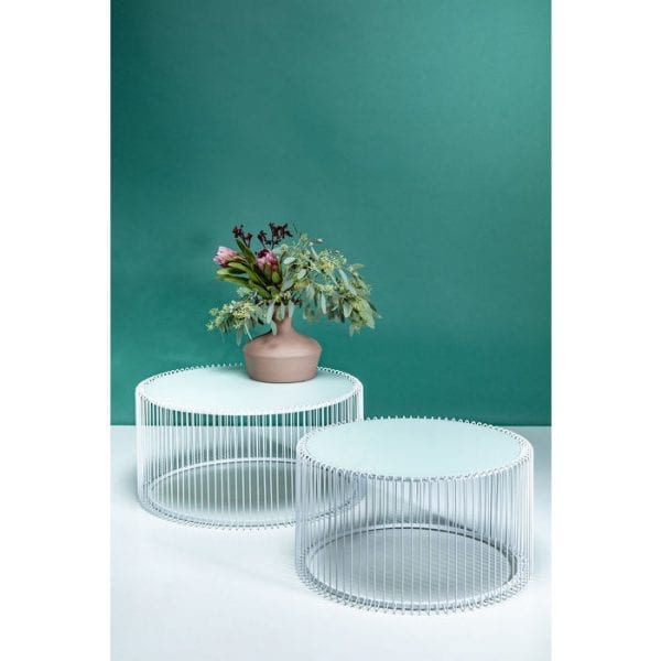 Kare Design Wire White (2/Set) salontafel 80179 - Lowik Meubelen