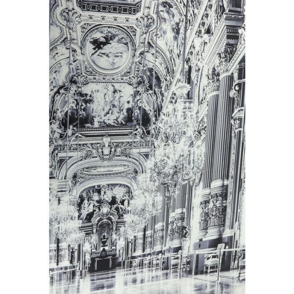 Schilderijglas metallic Versailles 120x180cm 61575 picture: polypropyleen, front: 4 mm glas gehard veiligheidsglas gelamineerd Kare Design