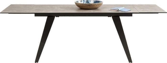 Kare Design Amsterdam Dark 160(40+40)x90cm uitschuiftafel 82725 - Lowik Meubelen