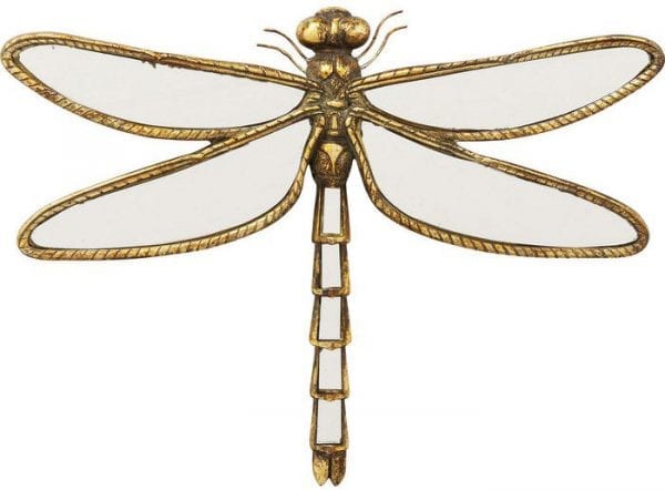 Kare Design Dragonfly Spiegel 37cm wanddecoratie 51223 - Lowik Meubelen