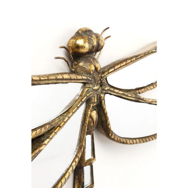 Kare Design Dragonfly Spiegel 37cm wanddecoratie 51223 - Lowik Meubelen