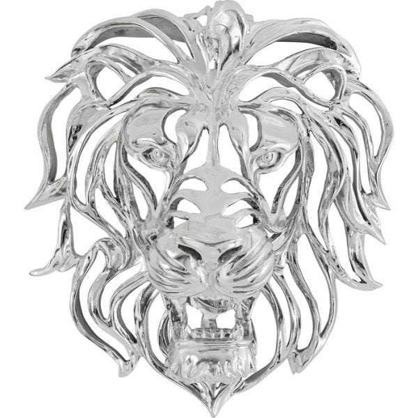 Kare Design Lion Silver wanddecoratie 51914 - Lowik Meubelen