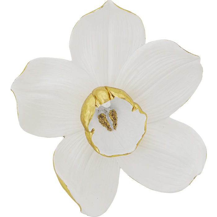 Wanddecoratie Orchid White - 44cm