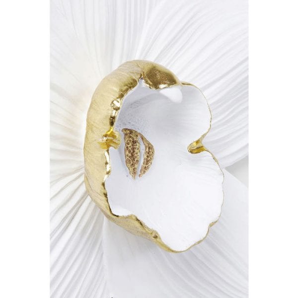 Kare Design Orchid White 54cm wanddecoratie 69163 - Lowik Meubelen