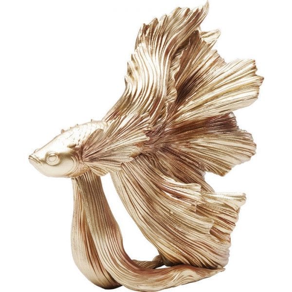 Kare Design Betta Fish Gold Small object 68023 - Lowik Meubelen