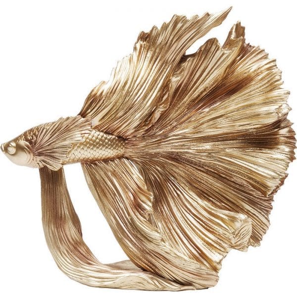 Kare Design Betta Fish Gold Small object 68023 - Lowik Meubelen
