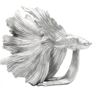 Kare Design Betta Fish Silver Small object 68024 - Lowik Meubelen