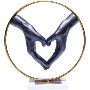 Deco Object Elements Heart Hand 60843 Dit decoratieve object laat zien wat belangrijk is in het leven: het hart. Kare Design