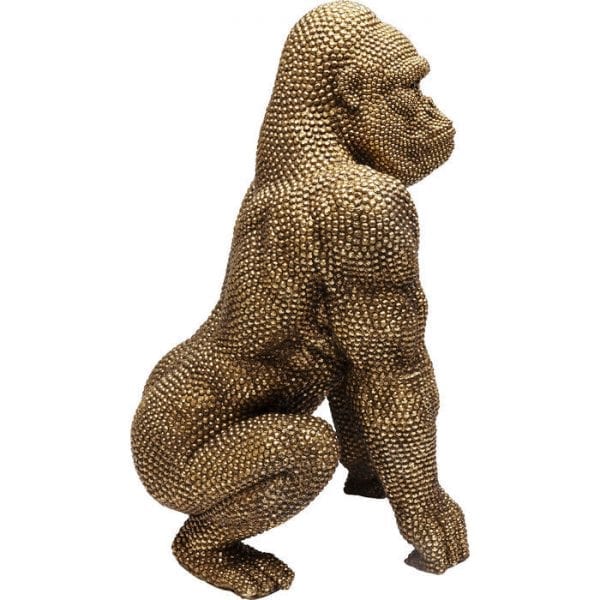 Deco Object Gorilla Gold 80cm 61560 object: polyresin Kare Design