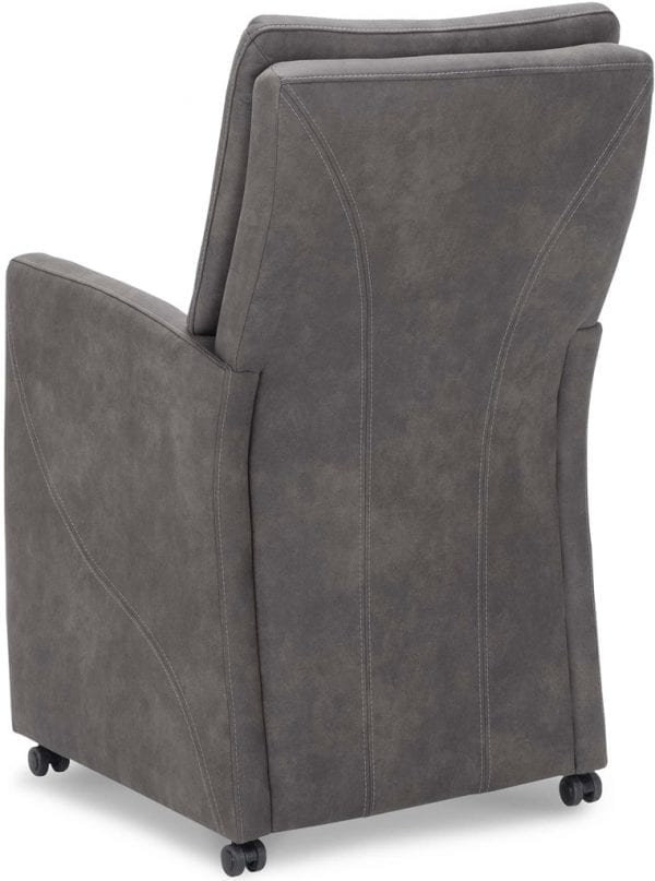 Coletta armstoel in stof Preston grey - Carrera stoel
