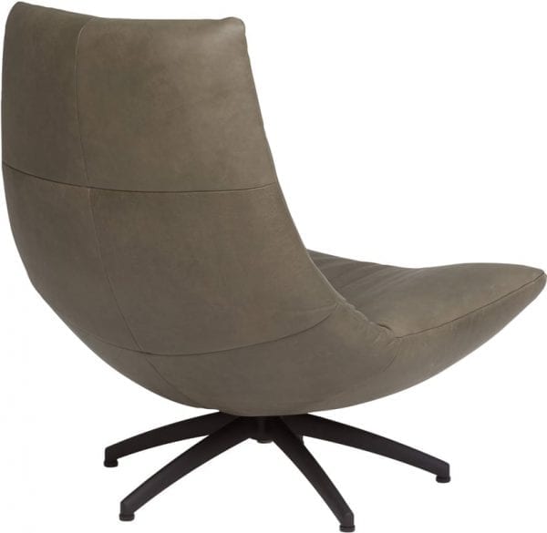 Reflex fauteuil leder Vintage taupe - HE-design