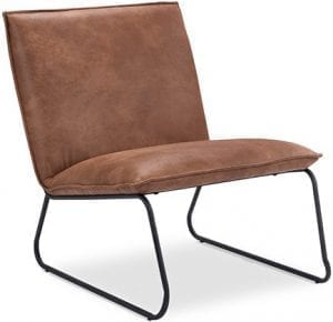 Chapman fauteuil, stoer minimalistisch retro design - stof Rawhide