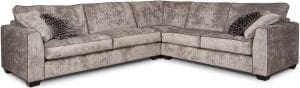Hoekbank Tivoli, lifestyle bank in stof Tempo-65 - Velours