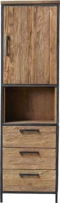 Boekenkast Romaro teak mix rough_Kasten_Pronto Wonenlowikmeubelen