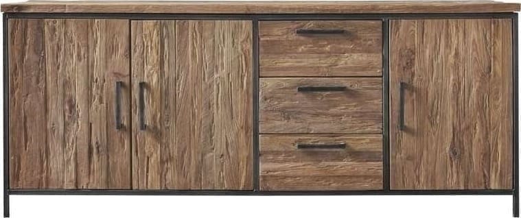 Dressoir Romaro teak rough_Kasten_Pronto Wonenlowikmeubelen