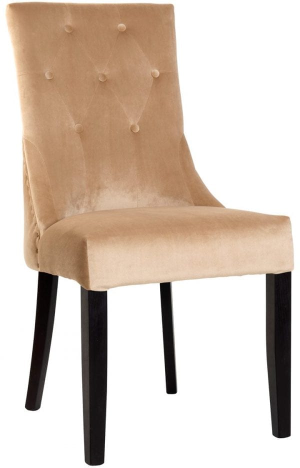 Customize deze stoel naar wens, kies een stofsoort en kleur die bij jouw stijl past. De houten poten zijn ook in verschillende kleuren verkrijgbaar. - Löwik Wonen & Slapen Vriezenveen