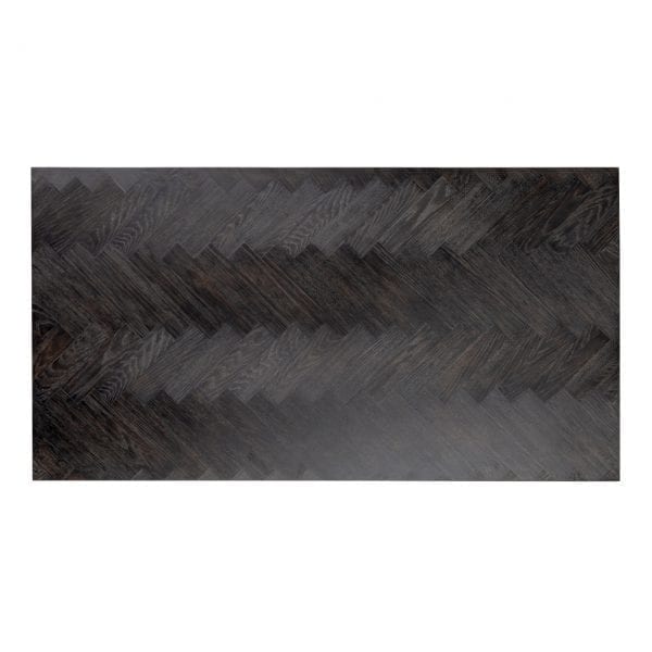 Salontafel Blackbone goud 150x80 (Block)  Top: Eiken