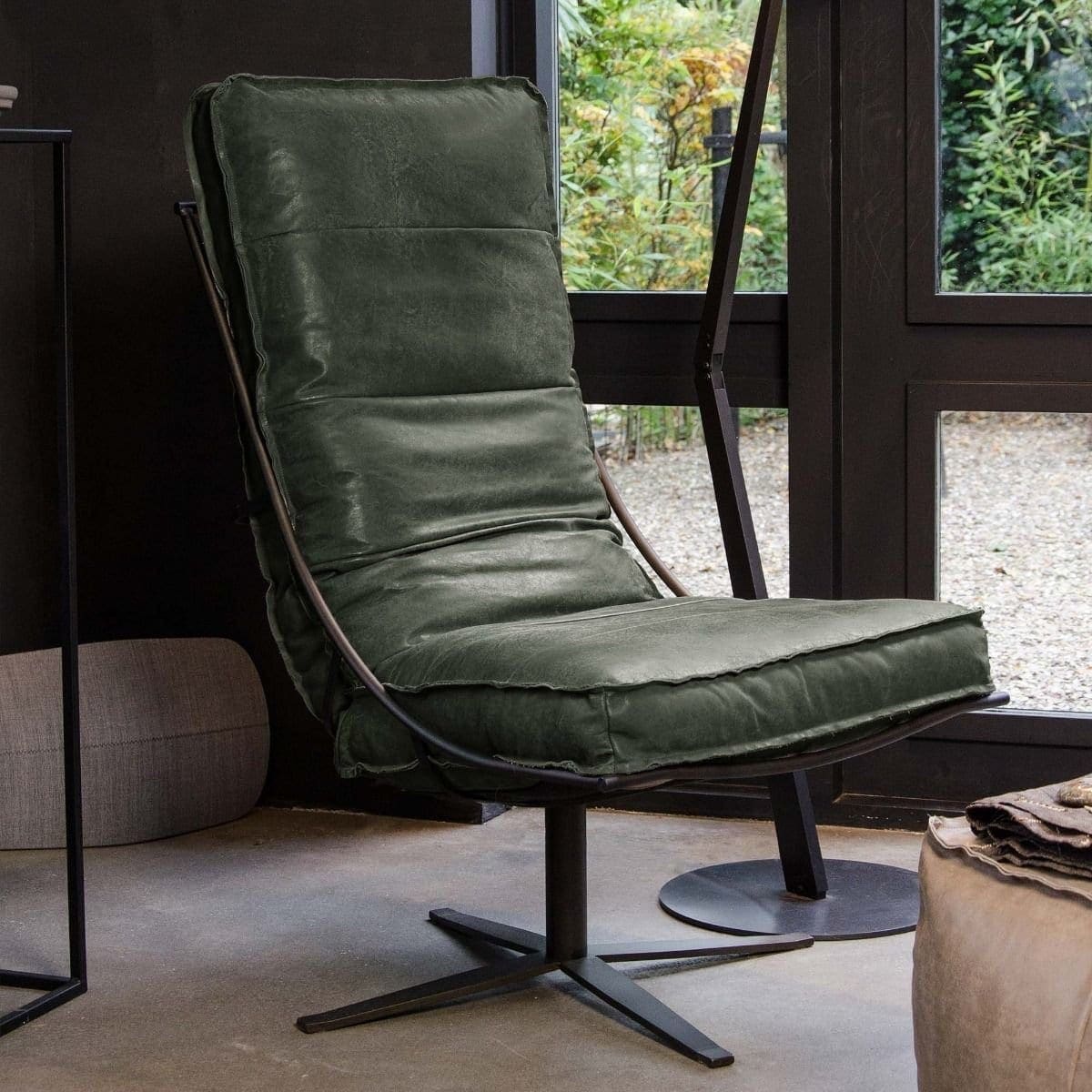 Brutus fauteuil Shabbies - olive