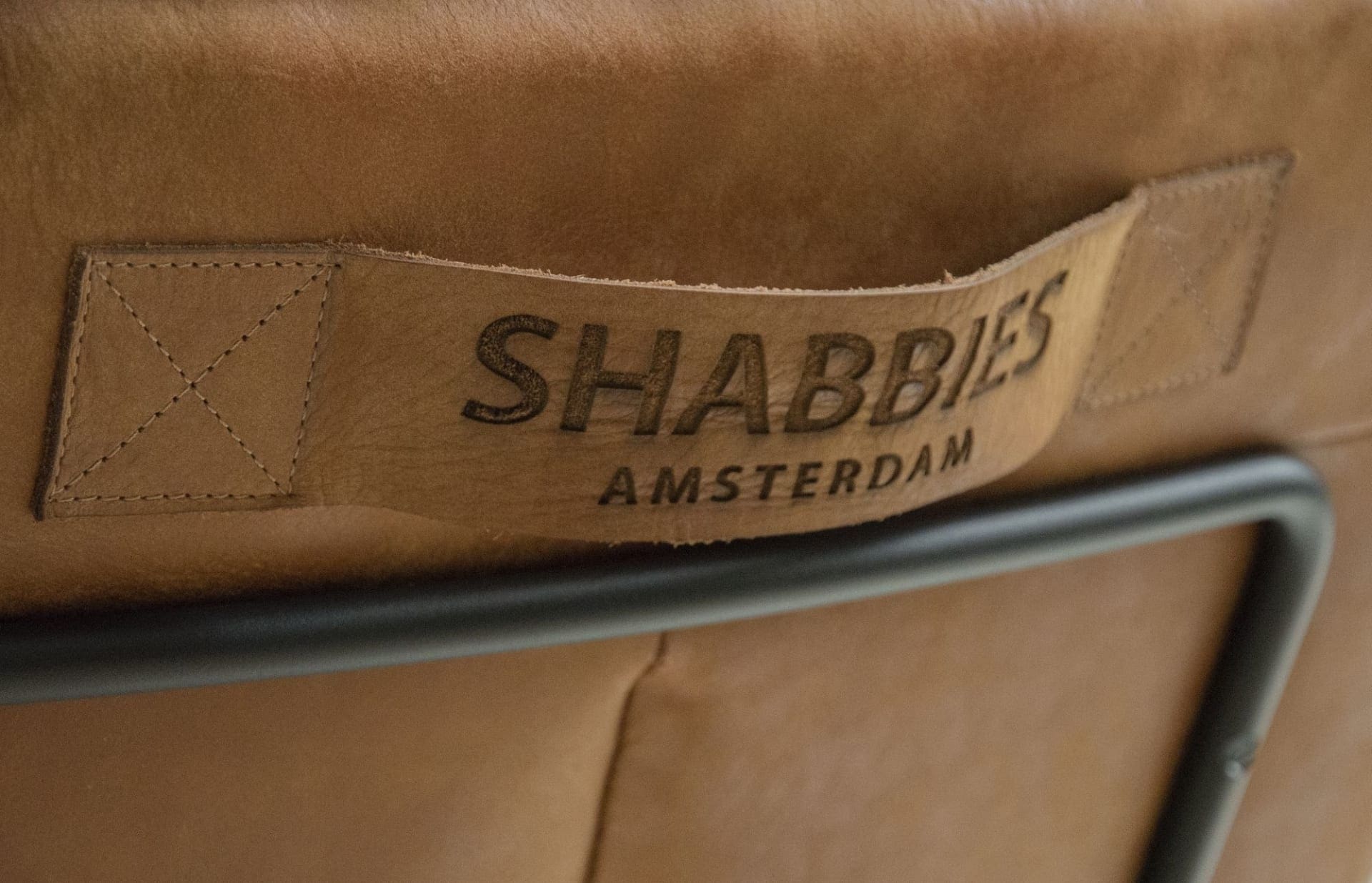 Shabbies fauteuil Caramba - Africa leder walnut