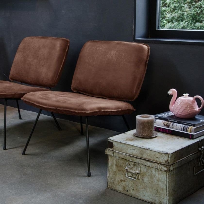 Caramba fauteuil Shabbies - tabac