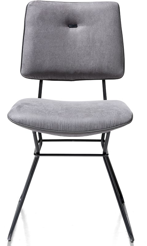 Paloma fauteuil uitgevoerd in stof / leder combi - Furninova