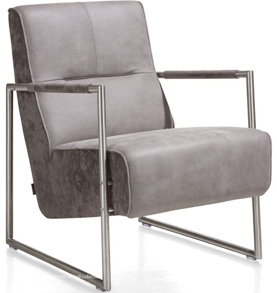 Fauteuil Bueno rvs uit de Xooon design collectie, betaalbare design meubels
