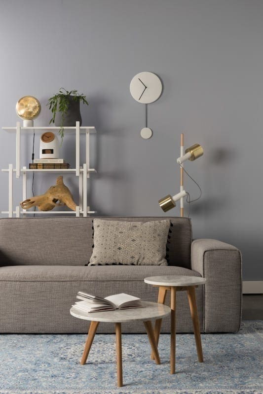 Bank Bor 2,5-Seater Grey modern design uit de Zuiver meubel collectie - 3200119
