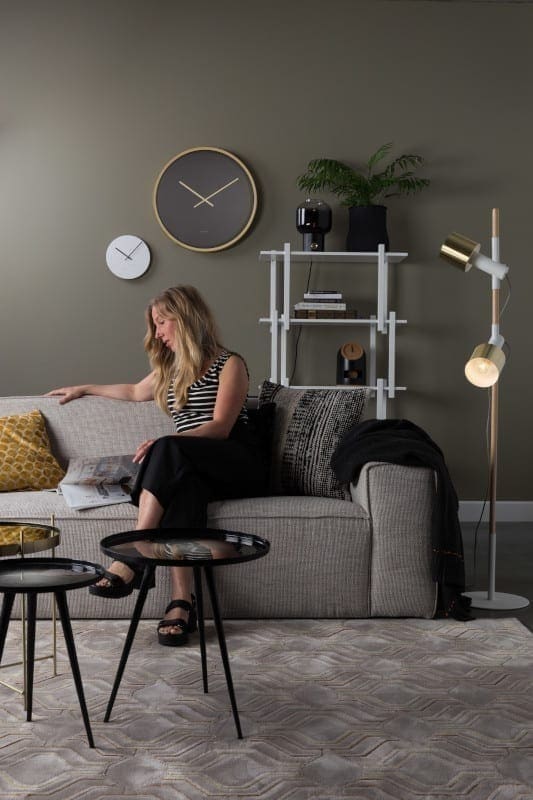 Bank Bor 2,5-Seater Latte modern design uit de Zuiver meubel collectie - 3200118