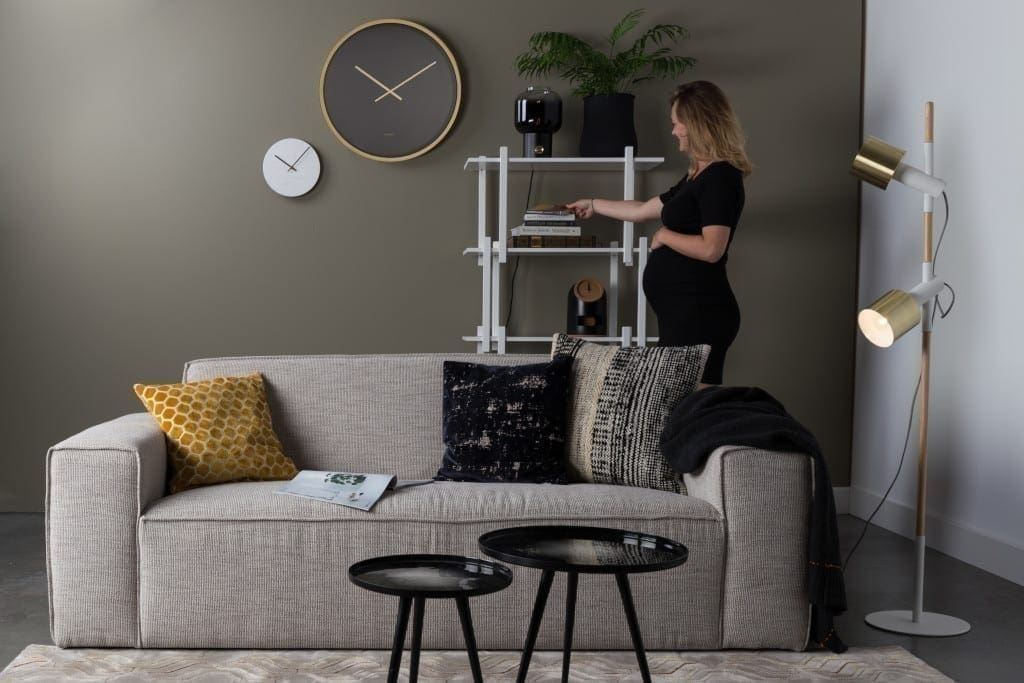 Bank Bor 2,5-Seater Latte modern design uit de Zuiver meubel collectie - 3200118