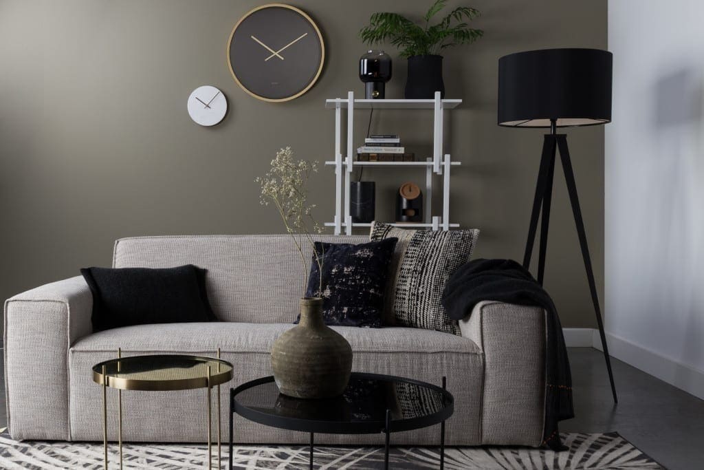 Bank Bor 2,5-Seater Latte modern design uit de Zuiver meubel collectie - 3200118