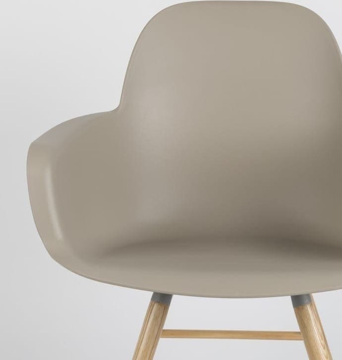 Armstoel Albert Kuip Taupe modern design uit de Zuiver meubel collectie - 1200135
